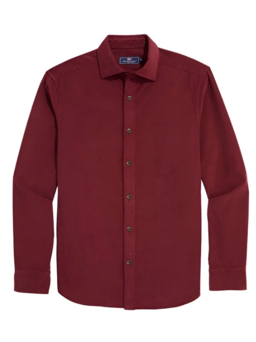 Men's Button Up Red Long Sleeve
